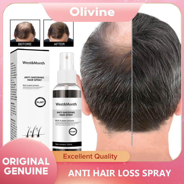 West&Month Anti Hair Loss Spray Improves Hairline Density Strengthens ...