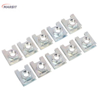 MARBIT 10pcs ยานยนต์ป้ายทะเบียนรถยึด6mm สกรู rivet คลิปคงที่