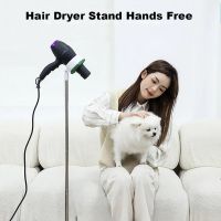 Hair Dryer Holder Handsfree Adjustable Metal Hairdrye Stand Hands Free Women Pet Blow Dryer Holder For Bathroom Makeup Room New Docks Stands