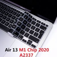 【CPH Digital store】ตัวป้องกันแป้นพิมพ์ลาย EU สำหรับ Macbook Air 13 2020 M1ชิปฝาครอบ A2337ซิลิโคนสำหรับผิว