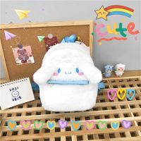 Sanrio กระเป๋าเป้สะพายหลัง ₪ หรูหรา Cinnamoroll สัตว์กระต่ายการ์ตูนกระเป๋านักเรียนของขวัญสำหรับเด็ก