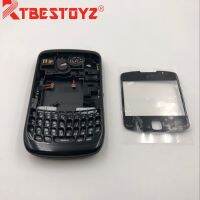 Rtbestoyz เคสสำหรับ Blackberry Curve 8520ผ้าคลุมโดยสมบูรณ์สีขาวและสีดำ