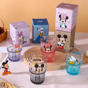 Disney Anime Mickey Mouse Donald Duck 500ML Cartoon Glass Measuring Cup  Clear Scale Show Mug Creative Bowl Breakfast Milk Cup - AliExpress