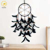 Perfk Dream Catcher เครื่องตกแต่งฝาผนัง Dreamcatcher สำหรับปาร์ตี้ตกแต่งฮาโลวีนห้องนอน