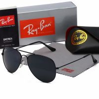 Ray RayBan-3025 แว่นตากันแดดสำหรับนักเดินทางพับได้ RayBan จักรยานแว่นตากันแดด Ban aviator glasses
