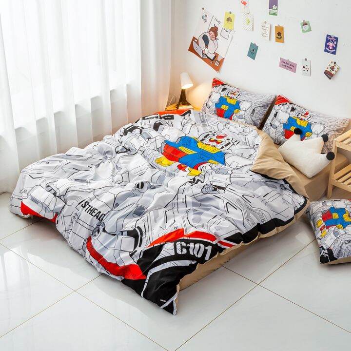 hot-sets-gundams-us-europe-uk-size-quilt-cartoon-piece-bed-cover-duvet-2-3-pieces