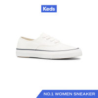 KEDS รองเท้าผ้าใบ แบบผูกเชือก รุ่น SURFER ORGANIC COTTON สีขาว ( WF64851 )