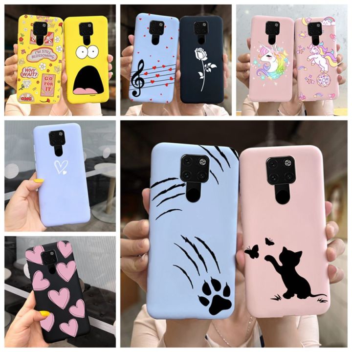 สำหรับ-huawei-mate-20-hma-l09-hma-l29-loveheart-นุ่มเคสซิลิโคน-tpu-ป้องกันกรณี-huawei-mate-20-mate20การ์ตูนเคสโทรศัพท์