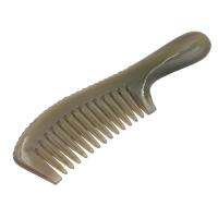 Width Tooth Comb-Natural Yak Horn Comb Anti Static Comb Hair Comb for Curls Hair