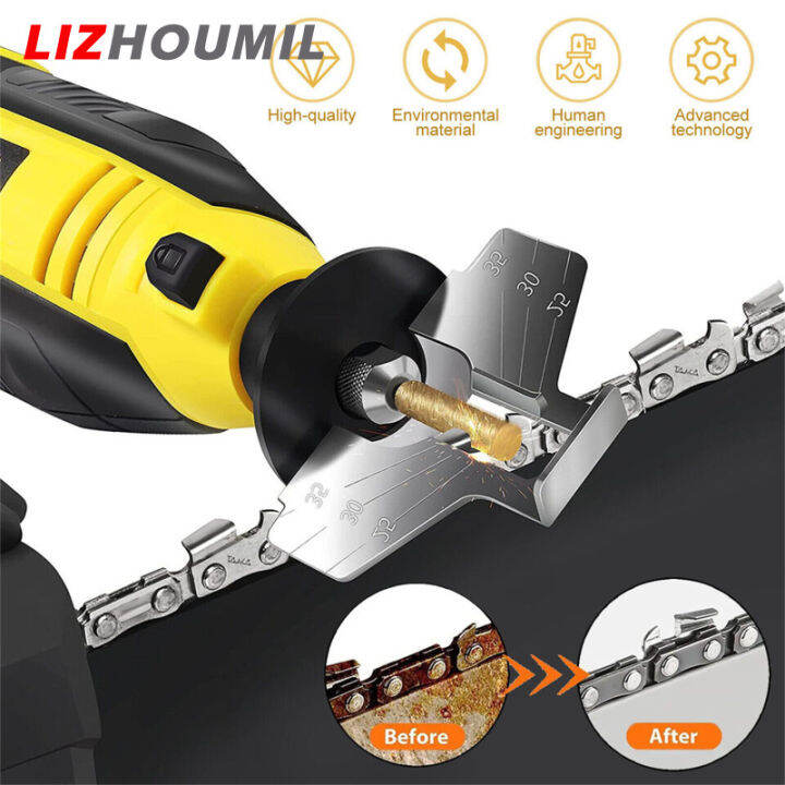 lizhoumil-หินเสี้ยนเครื่องเหลาเลื่อยห่วงโซ่เพชร24ชิ้น1-8-ก้านเลื่อยอุปกรณ์เครื่องบดหินลับมีดสำหรับแกะสลักหินไฟฟ้า-5-32-3-16-7-32