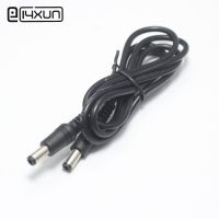 【YF】 1pcs New 1m Soft Cable with 5.5x2.1mm Dual Plug Male to DC Power Adapter Extension cord