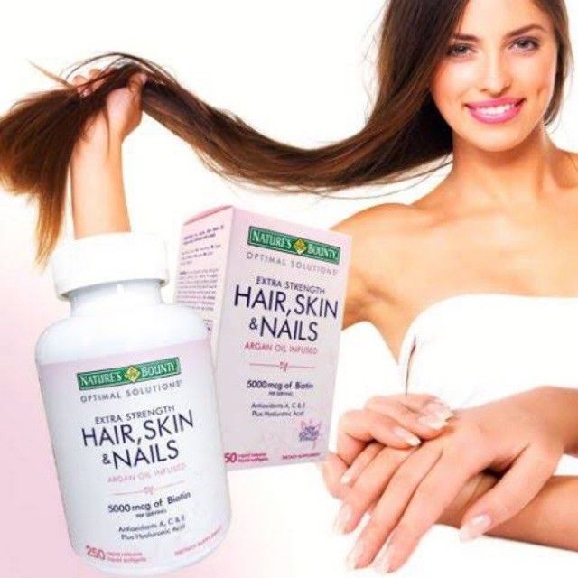 วิตามินเล็บ-ผม-natures-bounty-hair-skin-and-nails-เร่งผมยาว-ลดผมร่วง-ดูแลผิว-เล็บ-ขนาด-250-เม็ด-นำเข้า-usa