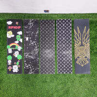 [0304] สติ๊กเกอร์กระดาษทราย ลายหลุย มาริโอ ขนาด 83x24cm street skateboard Grip tape