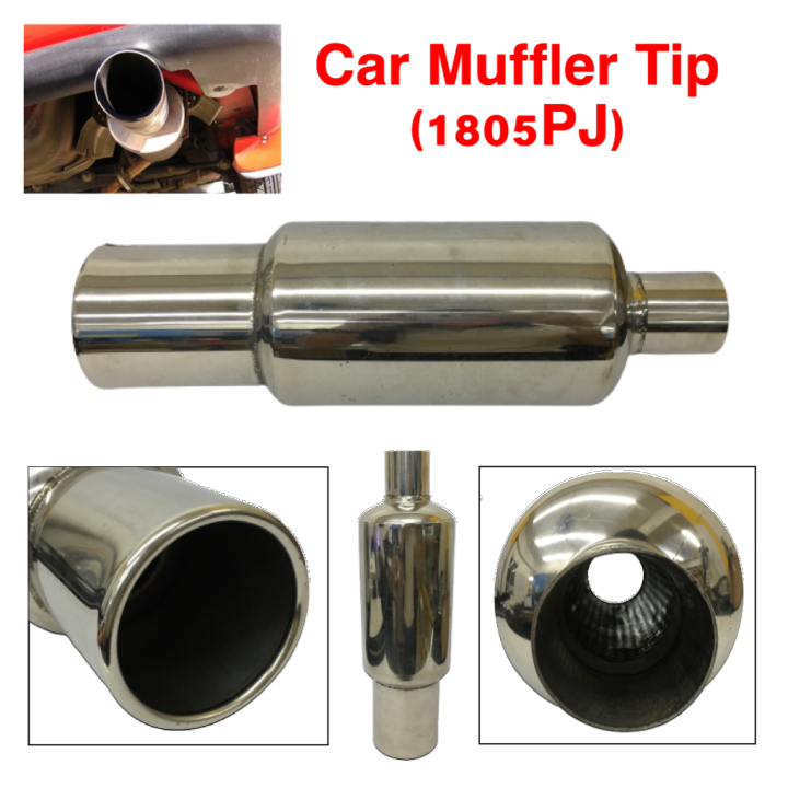 CPO.PH (1805 PJ) CAR MUFFLER TIP STAINLESS CAR WEATHERPROOF SINGLE