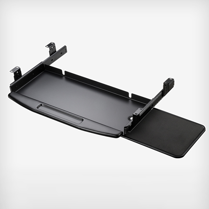 Retractable Keyboard Tray Black/Grey Metal Keyboard Tray Steel Keyboard Frame Lazada