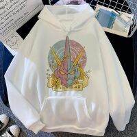 Digimon Hoodies เสื้อขนแกะเหงื่อผู้หญิงเสื้อผ้า Y2k เสื้อกันหนาวลายการ์ตูนหญิง