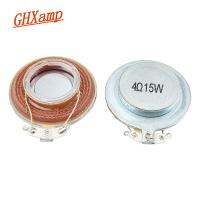 Ghxamp 1.75นิ้วลำโพงเรโซแนนซ์พกพา4ohm 25แกนวูฟเฟอร์ขดลวดเสียงขนาดเล็ก15W 2ชิ้น