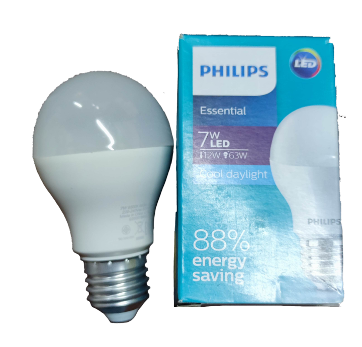 7W LED Bulb E27 220V 6500K Daylight ( Philips) Essential Series | Lazada PH