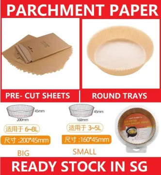 500 Pcs Unbleached Parchment Paper Baking Sheets, 4x4 Inches Non-stick  Precut Baking Parchment, Per