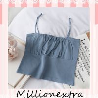 millionextra เสื้อคล้องคอครอป เสื้อสายเดี่ยว Rostar เสื้อครอป เปรี้ยวจี้ด ดูดี ผู้ดี แมชได้กับทุกชุด นิ่มใส่สบาย เสื้อครอปเก๋ เสื้อโชว์หลัง