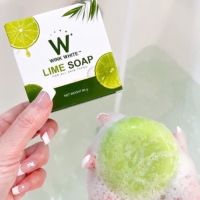 Lime Soap สบู่มะนาว W Wink White Soap สบู่ วิงค์ไวท์ ไลม์ โซป สบู่วิงค์ไวท์ สบู่มะนาววิงค์ไวท์