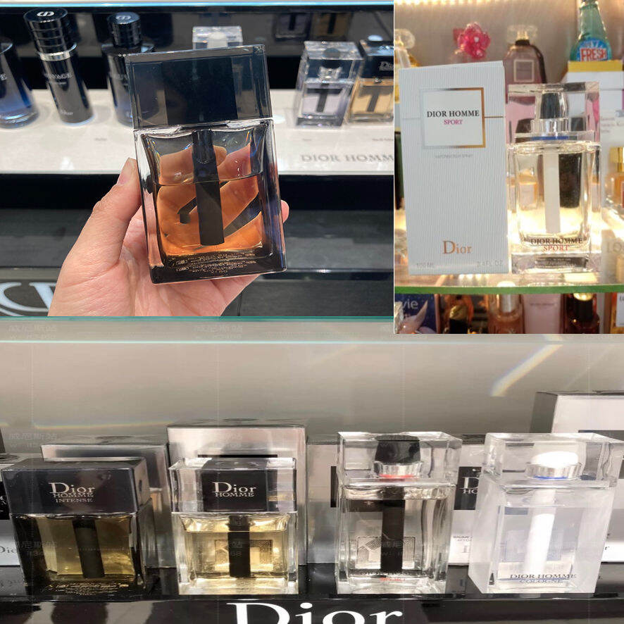 ของแท้ 100% น้ำหอม Dior Homme Intense/Sports EDT125ml น้ำหอมติดทนนาน ...