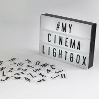 กล่องไฟ ตัวอักษร LED Cinematic Lightbox ขนาด A4 90 ตัวอักษร รุ่น MyFavoritLight-08a-J1