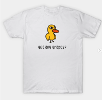 HOT ITEM!!Family Tee Couple Tee Duck song got any grapes T-Shirt