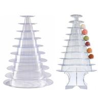 Round Macaron Tower Stand with 10 Tiers Cupcake Stand Home Using Washable Dessert Displaying Holder for Cup Cakes Cakes Macarons excellently