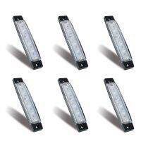 6Pcs LED Marine Boat Lights Marine Courtesy Light Strip Deck Transom Cockpit Navigation Lighting Waterproof 12V