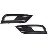 Front Bumper Lower Grid Grille Fog Light Grille Automobile for Audi A4L B9 2013-2016 8KD807681B 8KD807682B