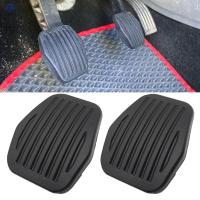 2PCS Car Clutch Brake Pedal Rubber Pad Cover For Ford MK2 Focus III CMAX C-MAX II Kuga 2008 - 2014 Auto Protector Case 1234292 Pedal Accessories