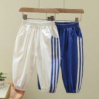 2023 Toddler Summer Children Shorts Fashion Boys Girls anti mosquito Pants Casual Pant Kids Beach Sports childrens leisure pant