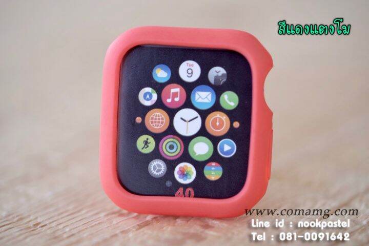 เคสยางซีลีโคน-สำหรับนาฬิกาสมาร์วอทช์-apple-watch