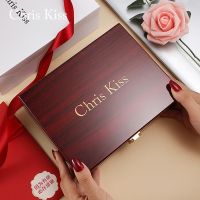 [Fast delivery][100  Original] Chris Kiss official flagship store mens wallet new style short multi-card slot brown cowhide leather wallet