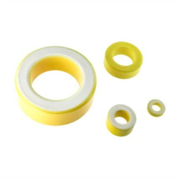 1pc-t157-26-40mm-x-23-5mm-x-15mm-iron-core-power-inductor-ferrite-rings-toroid-color-yellow-white-40x23-5x15mm-electrical-circuitry-parts