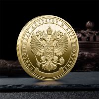New Russian Coins Putin Medal Prime Minister Painted Commemorative Coin Gold Collection Souvenir Colorful Badge Gifts