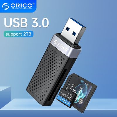 ORICO USB 3.0 Card Reader Flash Smart Memory Card 2 Slots for TF SD Micro SD Card Adapter Laptop Accessories PC Macbook Linux USB Hubs