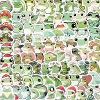 100PCS Cartoon Cute Frog Graffiti Waterproof Stickers Cute Beauty Sweetheart Decals for DIY Phone BIke Notebook Laptop