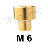 สลักเกลียวไทเทเนียม1ชิ้น M6x 10 16 18 20 25 30 35 40 45 50 55 60 65มมหัวสกรู Allen สำหรับแกนเบาะจักรยานเสือหมอบเสือภูเขาหมวกหูฟัง