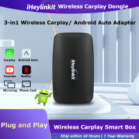 2022ใหม่ไร้สาย Carplay Dongle Android อัตโนมัติอะแดปเตอร์ Android 11แอปเปิ้ลรถเล่น Activator USB ไดรฟ์ Mirrorlink YouTube Netflix โทรศัพท์หล่อสำหรับออดี้ Kia วอลโว่ฟอร์ดโตโยต้ามาสด้าพอร์ช Mercedes VW ฯลฯ