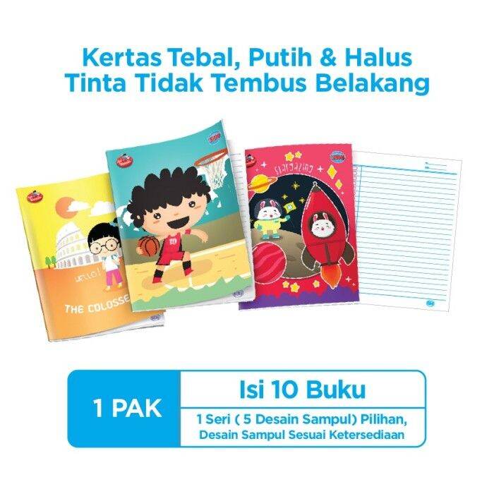 Sidu Buku Tulis Garis Lembar Pak Isi Pcs Lazada Indonesia