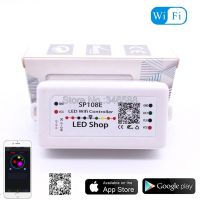 【✆New✆】 uylexs ตัวควบคุม Wifi Led Sp108e ไอโอเอสแอนดรอยแอพพ์ Dc5v-24v ควบคุมไร้สาย2048พิกเซลสำหรับ Ws2812b Sk6812 Ws2811แถบพิกเซล Ws2801