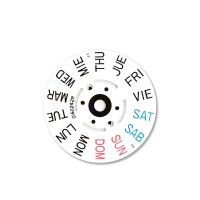 hot【DT】 Movement Replacing Spare Parts Calendar Date Day Disc for NH35 NH36 NH37 Accessories