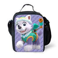 PAW-Patrol พิมพ์ Lunchbag Handle ผู้หญิงน่ารักสุภาพสตรีเด็กแบบพกพาฉนวนถุงอาหารกลางวันกล่อง Picnic Tote Bag