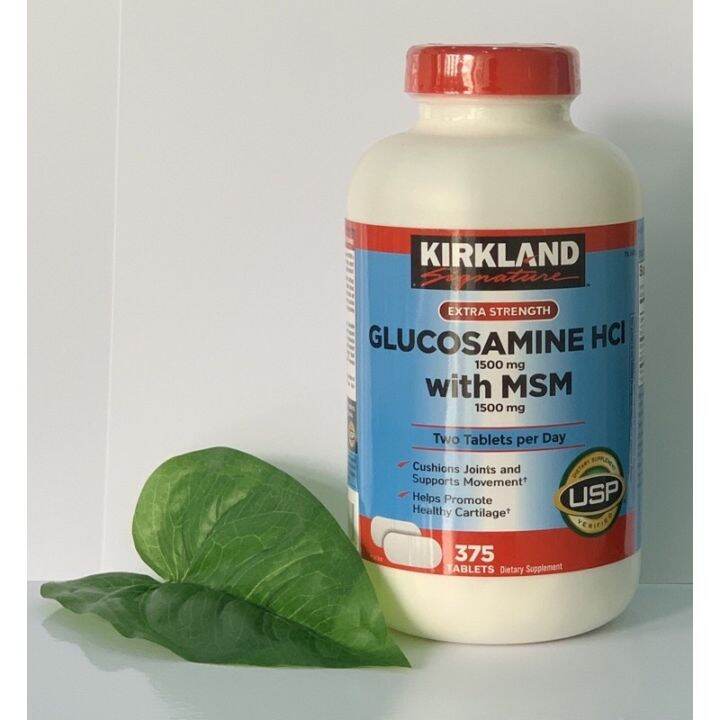 Viên uống Glucosamin HCL 1500mg With MSM 1500mg glucosamine Kirkland ...