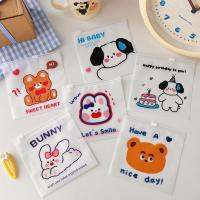 10PS  Eco Transparent Aesthetic Mylar Plastic Packaging Mini Pouch Cute Things Coin Chocolate Candy To Products Necessaire Bags Food Storage  Dispense