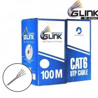 BESTSELLER อุปกรณ์คอม RAM สายแลน CAT6 UTP Cable (100m/Box) GLINK (GL6001) สำหรับภายในอาคาร สายสีขาว อุปกรณ์ต่อพ่วง ไอทีครบวงจร