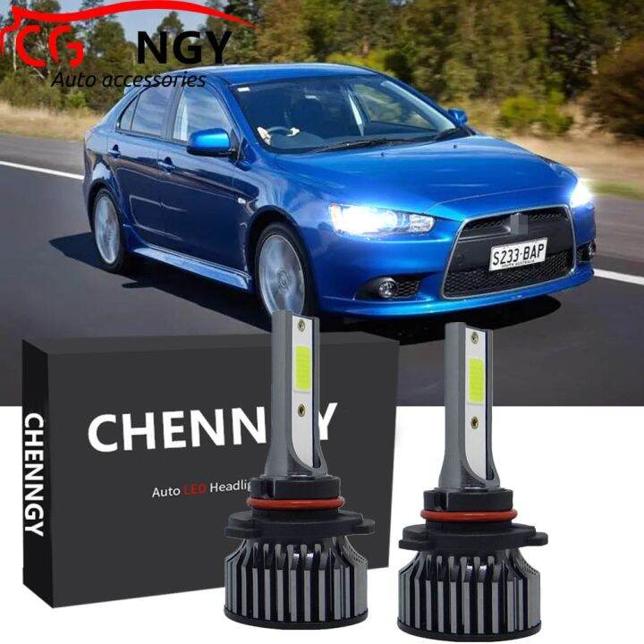 new-ชุดหลอดไฟหน้าฮาโลเจน-led-6000k-แบบเปลี่ยน-สําหรับ-mitsubishi-lancer-ปี-2008-2017-2016-2015