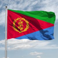 ZXZ Free shipping custom Eritrea Flag banner 90x150cm Polyester Hanging Eritrean National Flags for Decoration